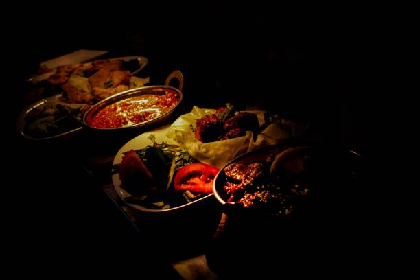 Signature Indian dish, royal plating style